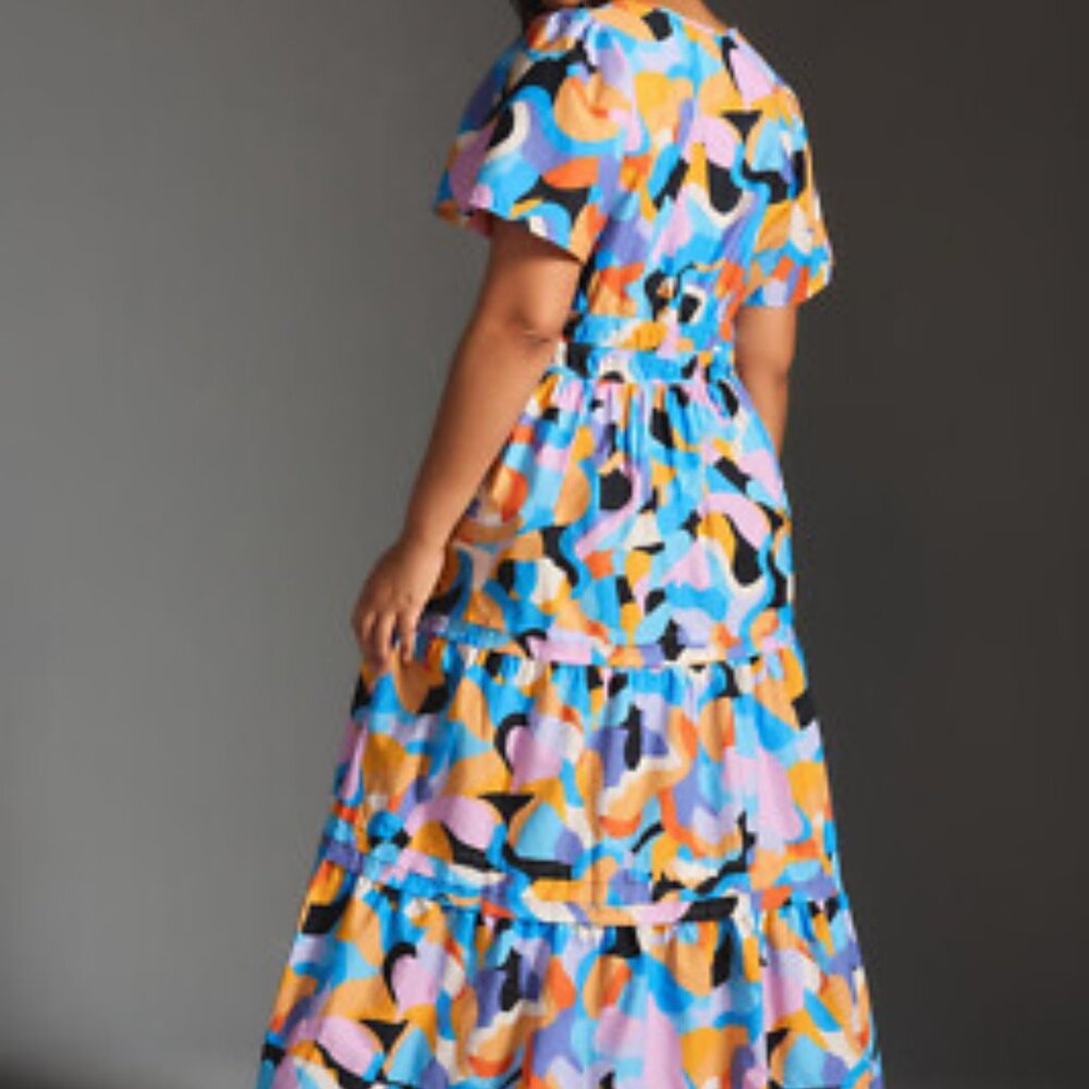 Anthropologie Print Somerset Maxi Dress XS - Picture 7 of 7